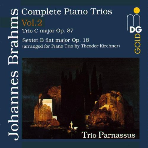 the album cover for J. BRAHMS - Complete Piano Trios 2