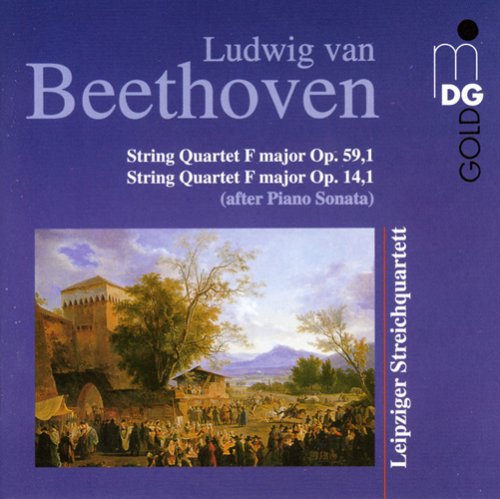 Beethoven / Leipzig String Quartet - String Quartets Op 59 1 & F Major - Music CD