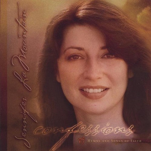 the album cover for Jennifer Lamountain - Confessions: Hymns & Songs of Faith