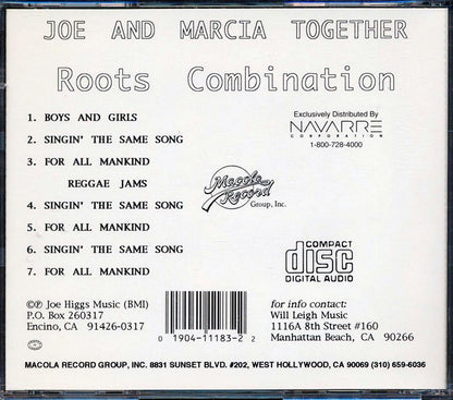 Joe Higgs, Marcia Higgs - Roots Combination: Joe & Marcia Together Music CD