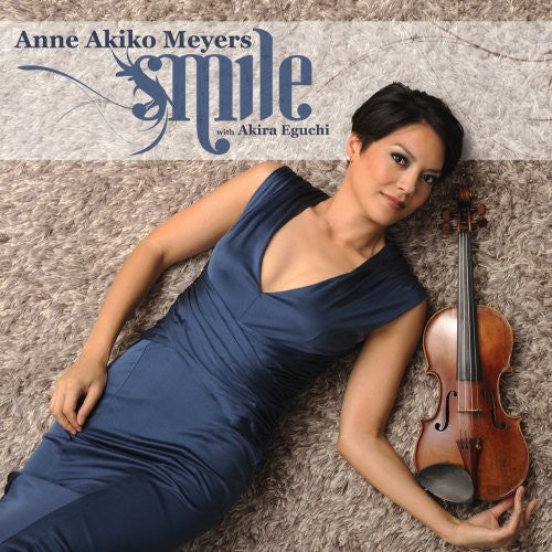 the album cover for Anne Akiko Meyers & Akira Eguchi - Smile