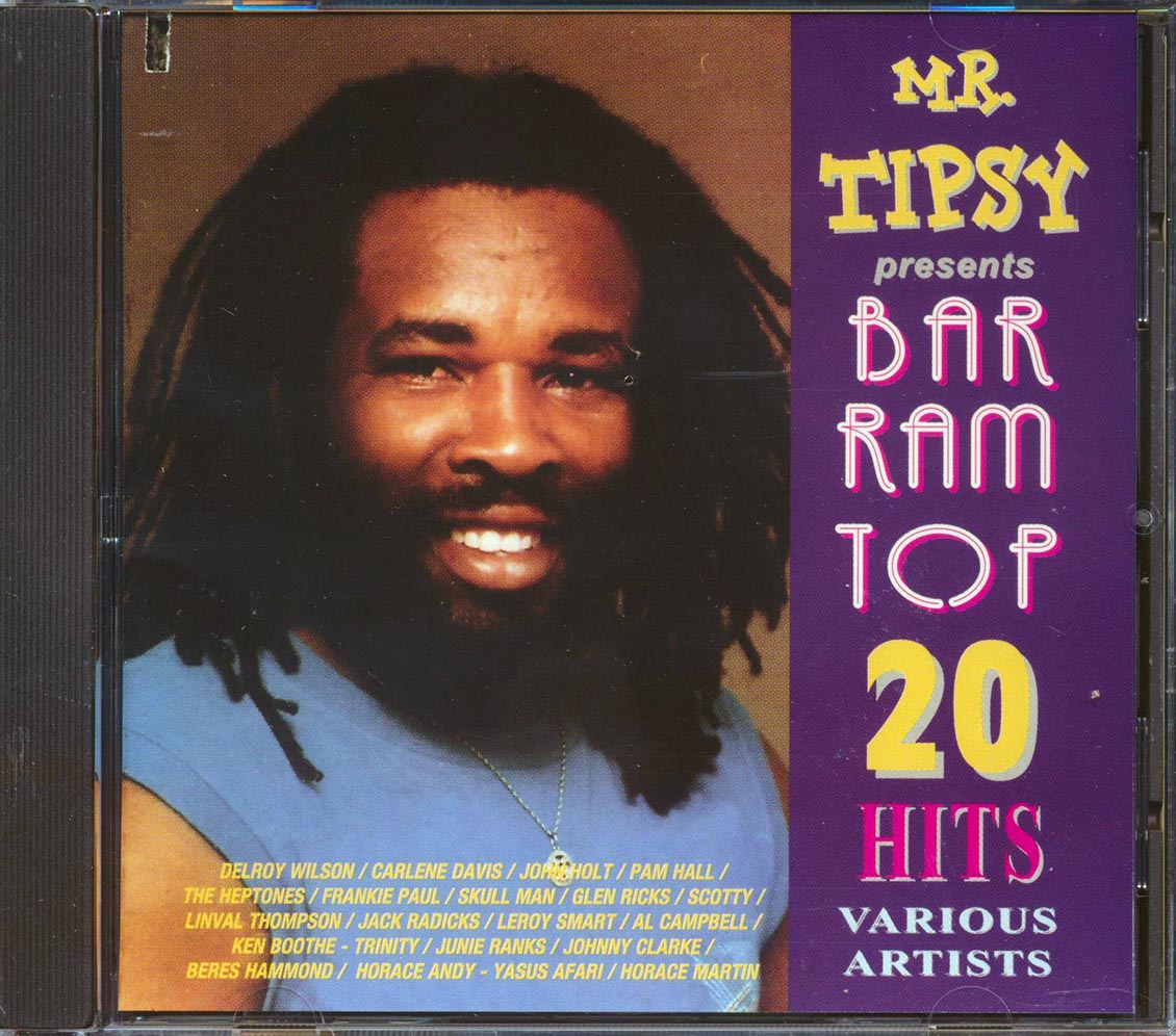 Ken Boothe, Frankie Paul, The Heptones, Etc. - Mr. Tipsy Presents Bar Ram Top 20 Hits (20 tracks) Music CD