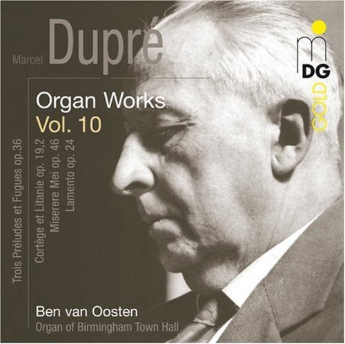 the album cover for M. DUPRE - Organ Works 10