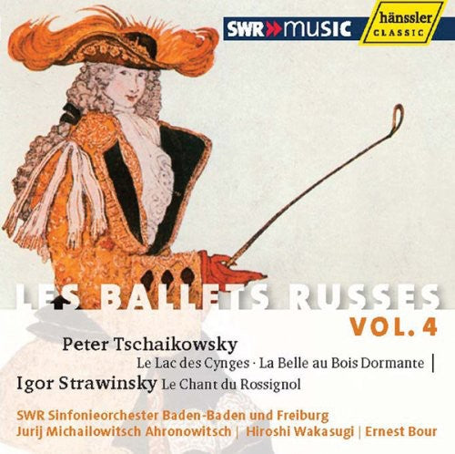 the album cover for Tschaikoswky/Strawinsky - Les Ballets Russes 4