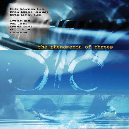 the album cover for Phenomenon of Threes: Chambr Trios for Flute Clari - Phenomenon of Threes: Chambr Trios for Flute Clarinet Piano