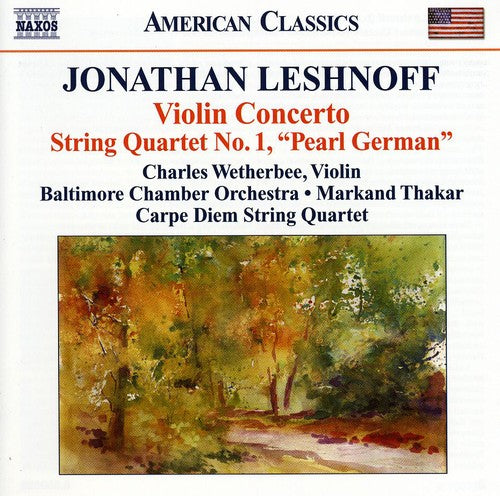 Leshnoff / Wetherbee / Baltimore Chamber / Thakar - Violin Concerto / String Quartet No. 1 - Music CD