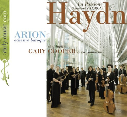 Haydn / Arion Baroque Orchestra / Cooper - La Passione: Symphonies 41 49 & 44 - Music CD