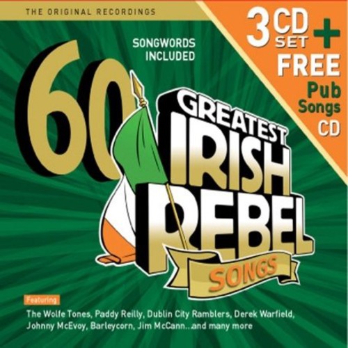 60 Greatest Ever Irish Rebel Songs Music CD