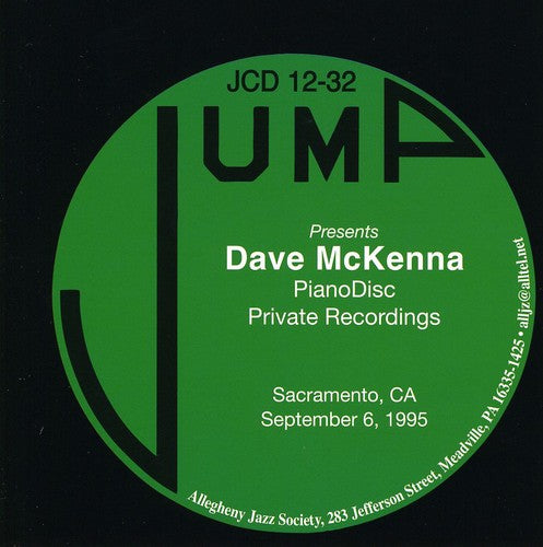 Mckenna,dave - Pianodisc Private Recordings - Music CD