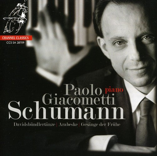 the album cover for Paolo Giacometti - Davidsbundlertanze / Arabeske / Gesange Der Fruhe