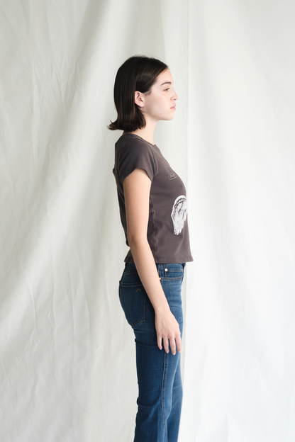 Led Zeppelin Icarus Womens Baby Tee Shirt Officially Licensed