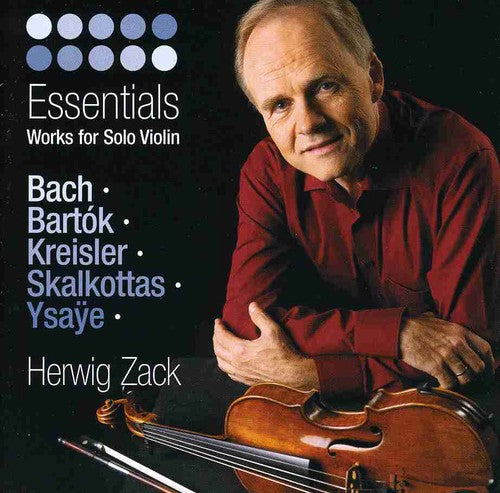the album cover for G. Catoire - Essentials: Works for Solo Violin