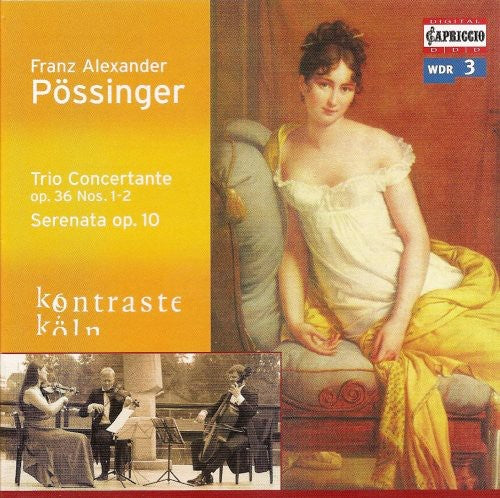 the album cover for Kontraste Koln - Trio Concertante / Serenata