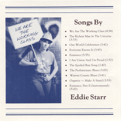 the album cover for Eddie Starr - We Are the Working Class