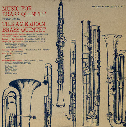 American Brass Quintet - Music For Brass Quintet - Music CD
