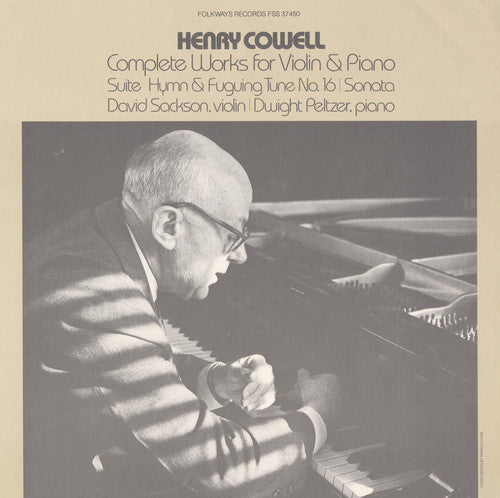 Sackson,david - Henry Cowell's Complete Works For Violin And Piano - Music CD