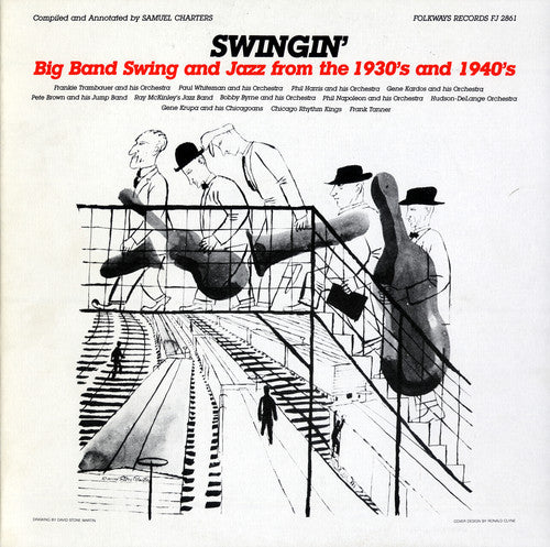 the album cover for Swingin': Big Band Swing & Jaz - Swingin: Big Band Swing / Various