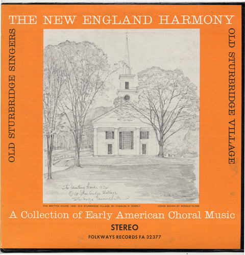 Old Sturbridge Singers - New England Harmony: Early American Choral - Music CD