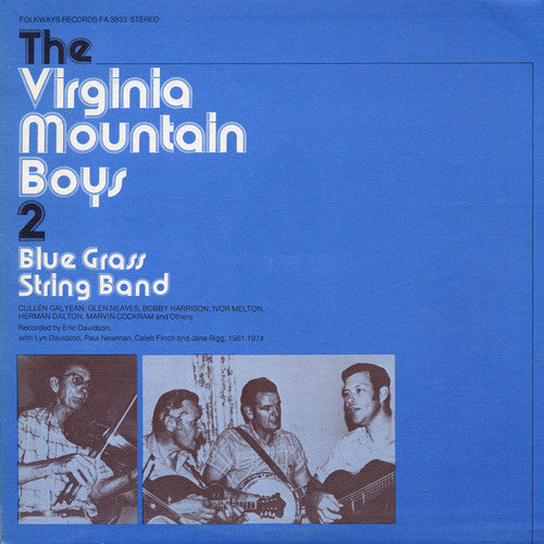 the album cover for The Virginia Mountain Boys - Virginia Mountain Boys 2: Bluegrass String Band