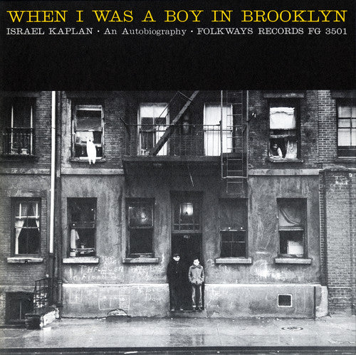 the album cover for Israel Kaplan - When I Was a Boy in Brooklyn
