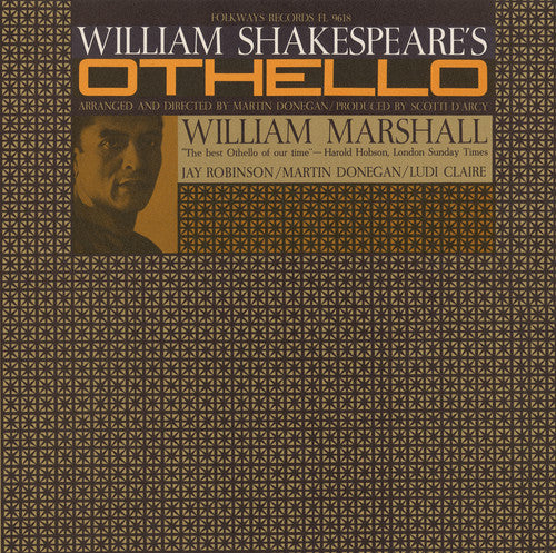 Marshall,william - Othello: William Shakespeare - Music CD