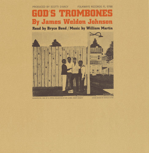 the album cover for Bryce Bond - God's Trombones By James Weldon Johnson