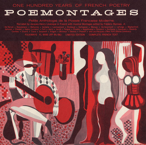 the album cover for Jacques Levesque Henry - Poemontages: 100 Years of French Poetry