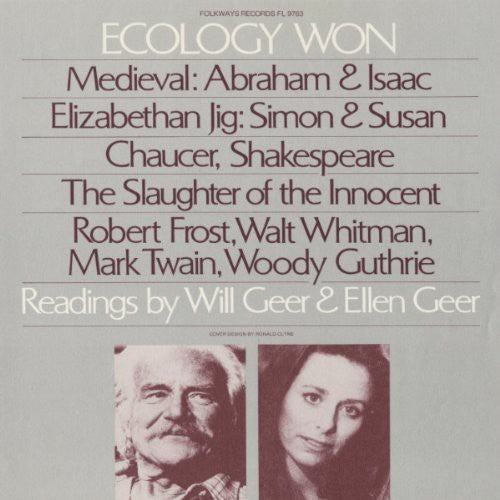 Geer,will - Ecology Won: Readings By Will Geer And Ellen Geer - Music CD