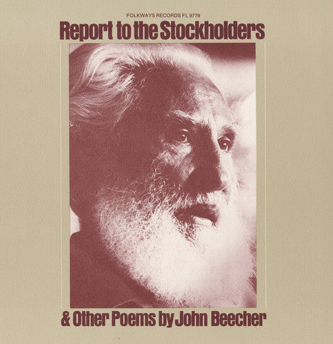Beecher,john - Report To The Stockholders: Poems By John Beecher - Music CD