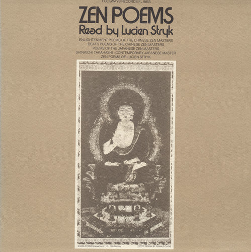 the album cover for Lucien Stryk - Zen Poems: Read By Lucien Stryk