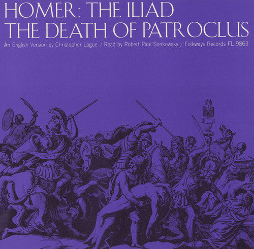 the album cover for Robert Paul Sonkowsky - Homer: The Death of Patroclus