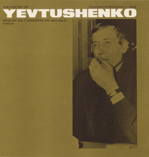 the album cover for Milt Commons - The Poetry of Yevtushenko: Vol. 2