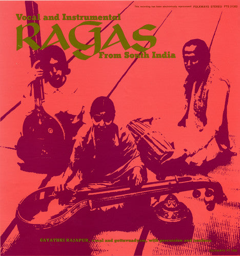 Kassebaum,gayathri Rajapur - Ragas From South India - Music CD