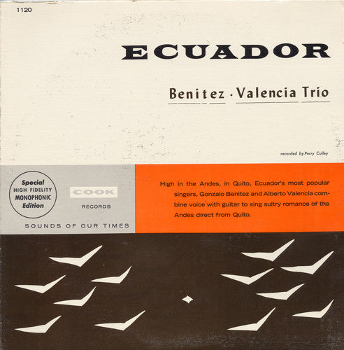 the album cover for Benitez-Valencia Trio - Ecuador