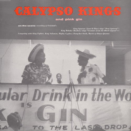 the album cover for Calypso Kings & Pink Gin - Calypso Kings & Pink Gin / Various