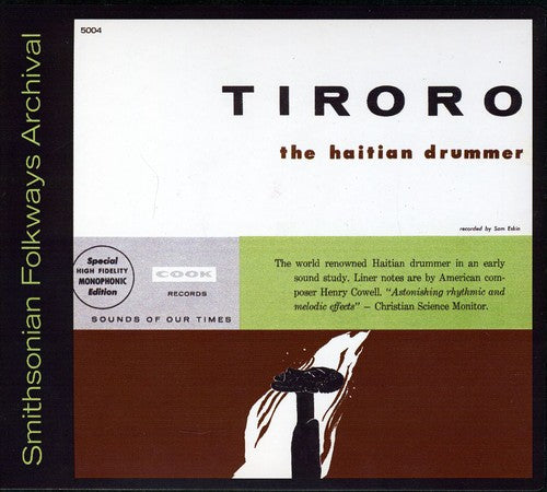 Tiroro - Tiroro The Haitian Drummer - Music CD