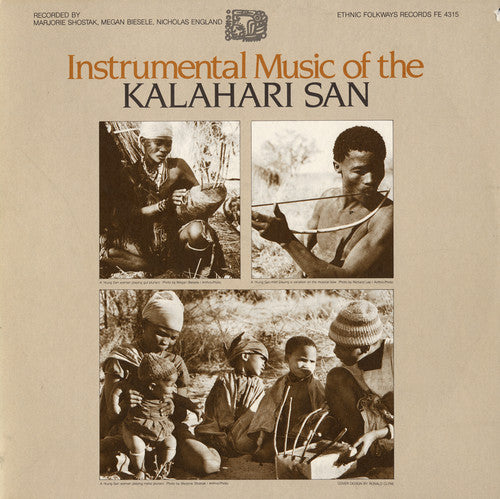 the album cover for Instrumental Music Of The Kalahari San - Kalahari San / Various