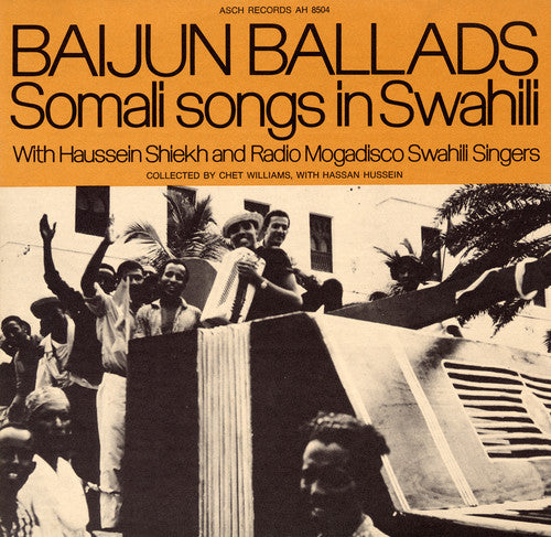 the album cover for Haussein Shiekh & Radio Mogadisco Swahili Singers - Baijun Ballads: Somali Songs in Swahili