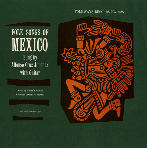 Jiminez,alfonso Cruz - Folk Songs Of Mexico - Music CD