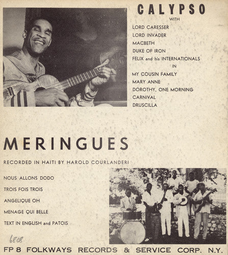 the album cover for Calypso & Meringues - Calypso and Meringues / Various