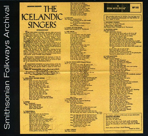 the album cover for Icelandic Singers - The Icelandic Singers
