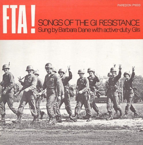 Dane,barbara - Fta Songs Of The Gi Resistance - Music CD