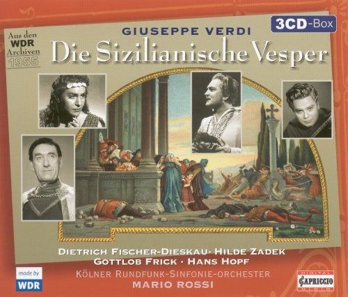 the album cover for Mario Rossi - Vespri Siciliani