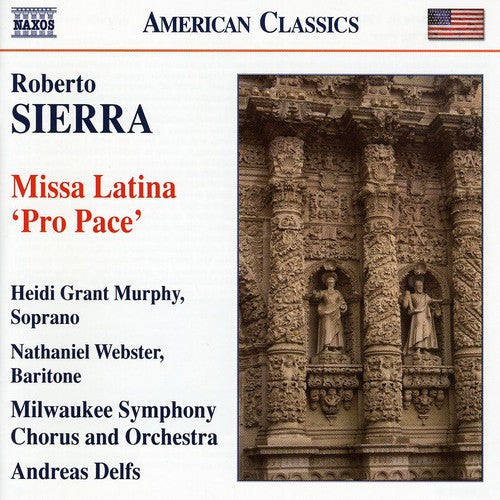 the album cover for Andreas Delfs - Missa Latina