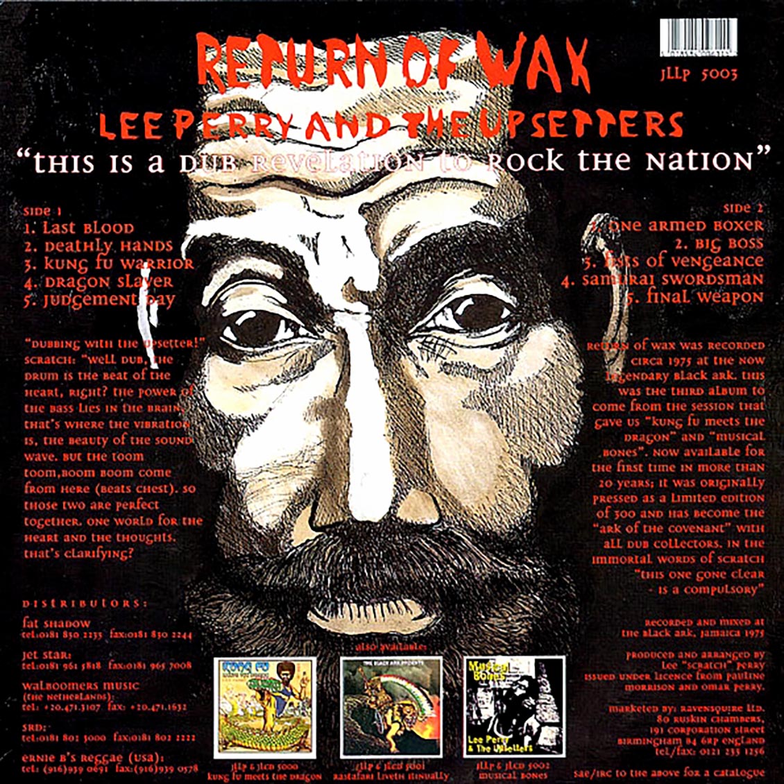 Lee Perry - Return Of Wax Vinyl Record
