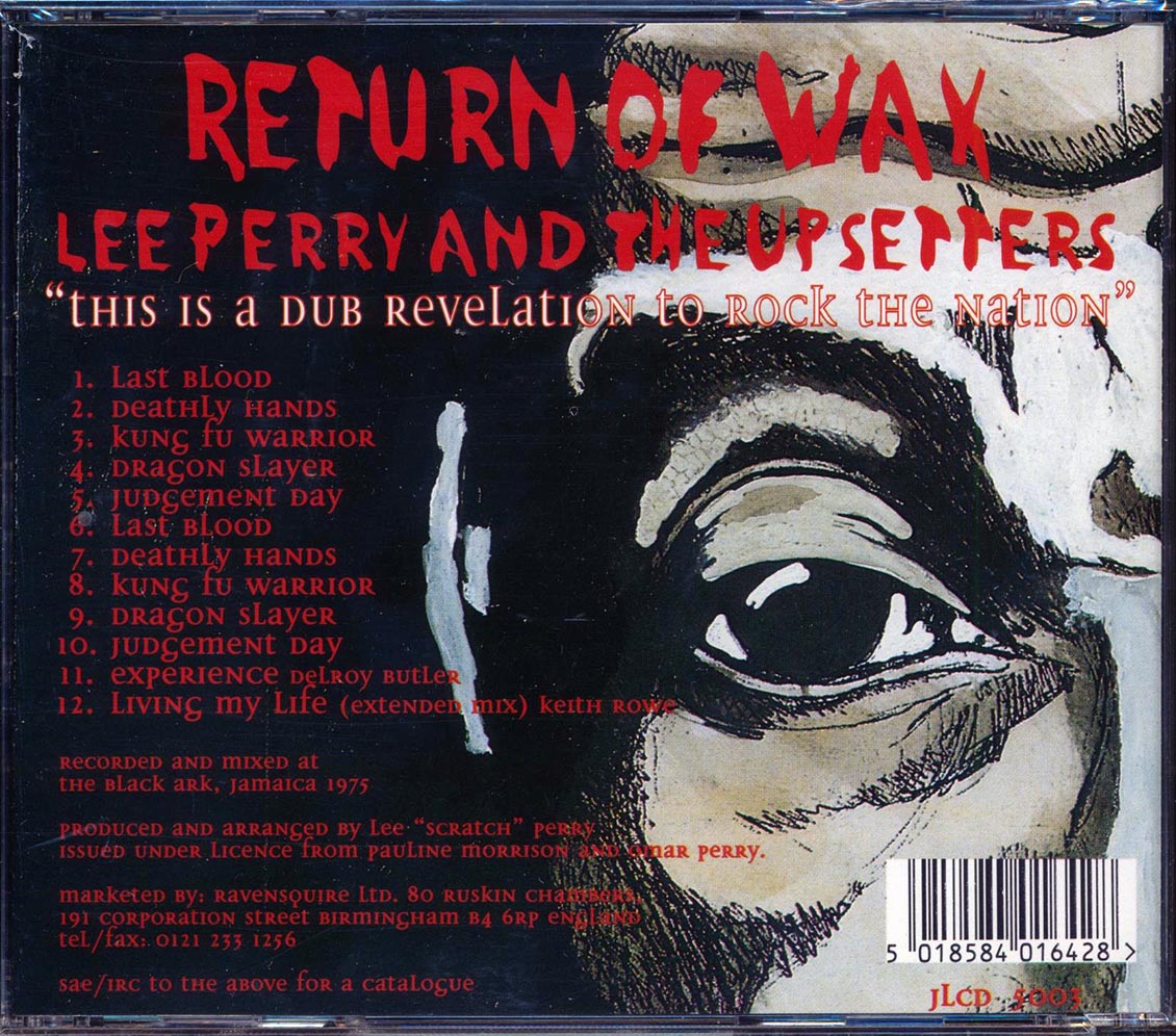 Lee Perry - Return Of Wax Music CD