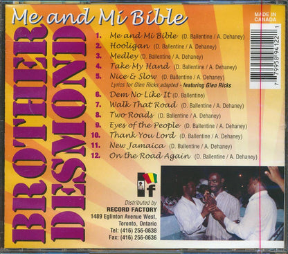 Ninjaman - Me & Mi Bible: Brother Desmond Music CD