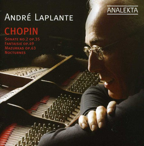 the album cover for AndrÃ© Laplante - Sonata / Fantaisie / Mazurkas / Nocturnes