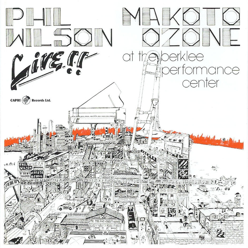 the album cover for Phil Wilson & Makoto Ozone - Live at the Berklee Performance Center
