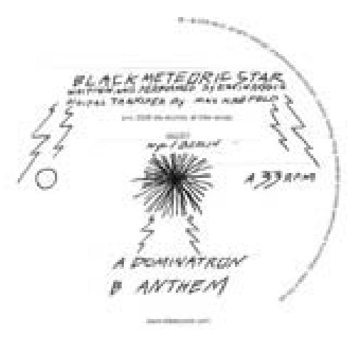 Black Meteoric Star - Dominatron Vinyl Record